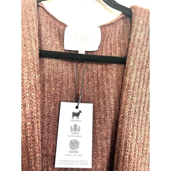 NakedCashmere DAHLIA HOODED CASHMERE CARDIGAN M - Picture 7 of 8